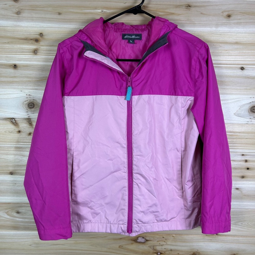Eddie Bauer Jacket Girls Medium Lone Peak 3-in-1 Pink Jacket (Outer Shell Only)